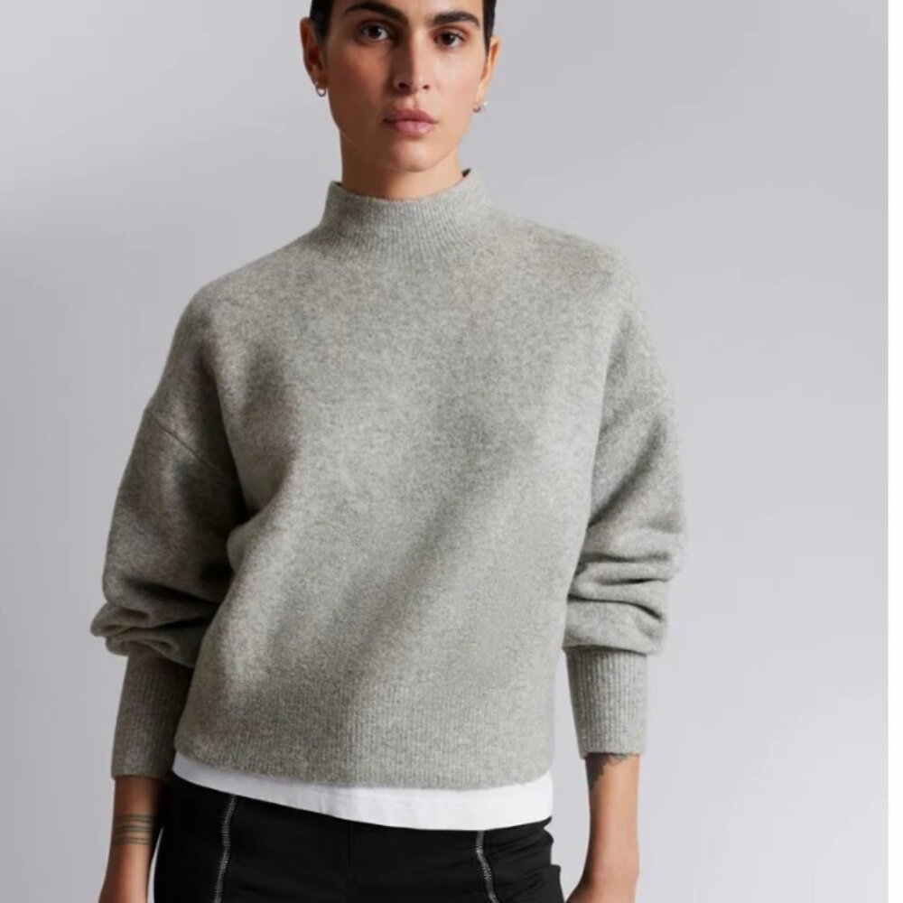 NWT & Other Stories Mock Neck Sweater XS